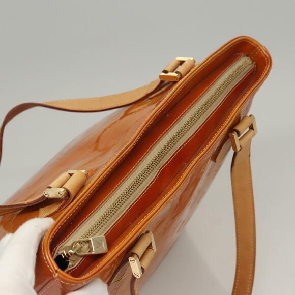 LOUIS VUITTON Monogram Vernis Houston Hand Bag Jaune M91121 - Picture 6 of 13